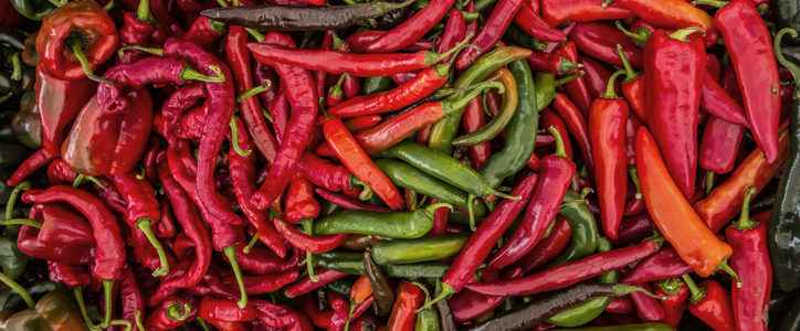 hot peppers