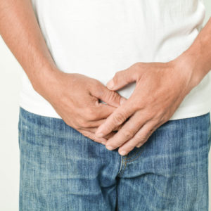 man with bladder problem